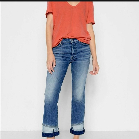 7 for all Mankind size 30 Edie waist hem jean - Picture 4 of 16